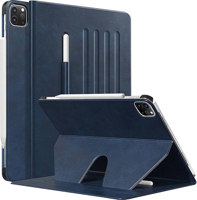 Sahara - Indy Series Folio Case for iPad Pro 11 (2nd 3rd and 4th Gen 2020-2022) iPad Air 11 (M2 2024/M3 2025) Navy (TB00007)