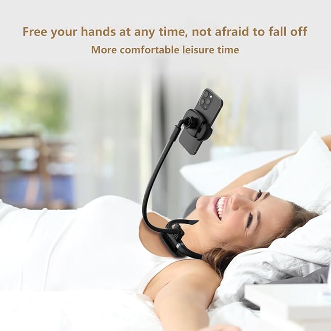 Chapter Seven Neck Phone Holder for RecordingUpgrade Gooseneck Cell Phone StandFlexible Lazy Bracket DIY 360 Degree Free Rotating for Multiple Functions