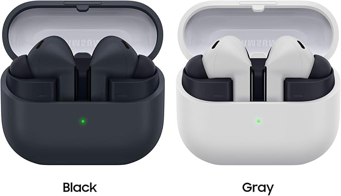 SAMSUNG Galaxy Buds 3 FE (2025) True Wireless Bluetooth Earbuds Active Noise Cancellation Powerful Sound Clear Calls Long Lasting Battery Hands Free AI Black [US Version 2 Year Warranty]