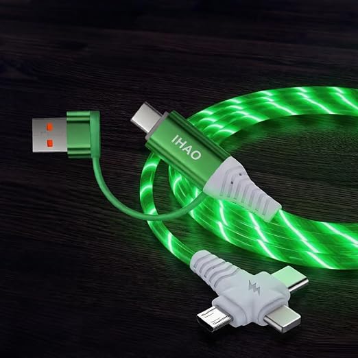 6IN1 Multi Ports LED Green