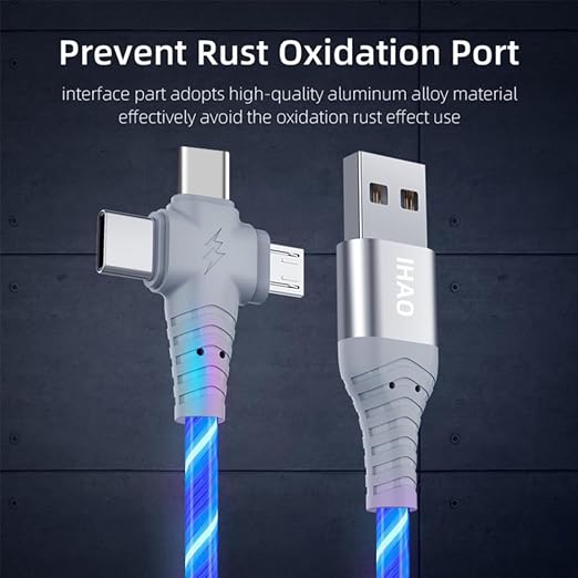 3IN1 Multi Ports LED Blue