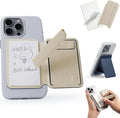 MOFT Action Inspiration MagSafe Phone Stand Magnetic Notepad Stand Compatible with iPhone 16 Series and Other Phones with Two Types of Notepad and Magnetic Invisible Pen Navy Blue + Beach White