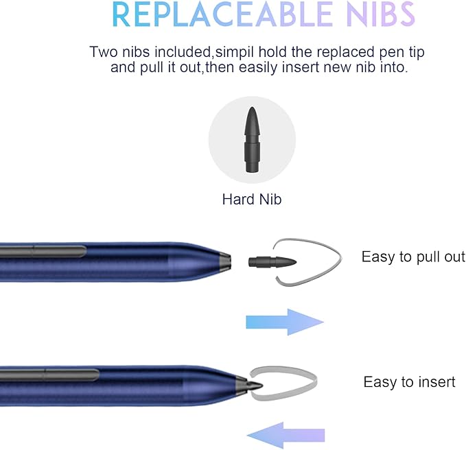 Genuine Digital Stylus Pen for HP Envy x360/Pavilion x360/Spectre x360 2-in-1 Touch Screen Laptops Support MPP 1.51 Tilt Pen with 1024 Pressure Sensi