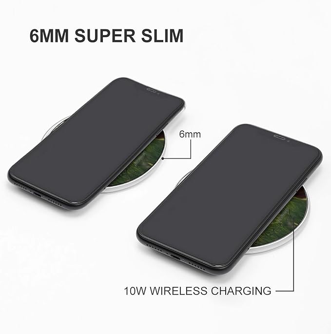 Cows Calfs on The Grass Phone Charger Magnetic Charging Pad Anti-Slip with USB Cable