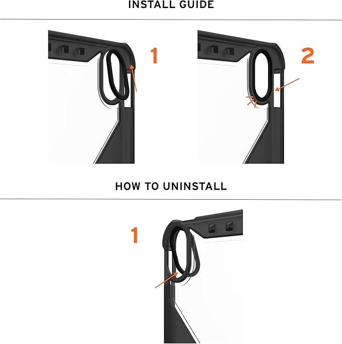 URBAN ARMOR GEAR UAG Designed for iPad A16 Case 11 11th Gen 2025 10.9 10th Gen 2022 (A3354 A3355) Plyo LT - Armor Shell Folio Cover with Adjustable Kickstand &amp Pencil Holder Ice/Black