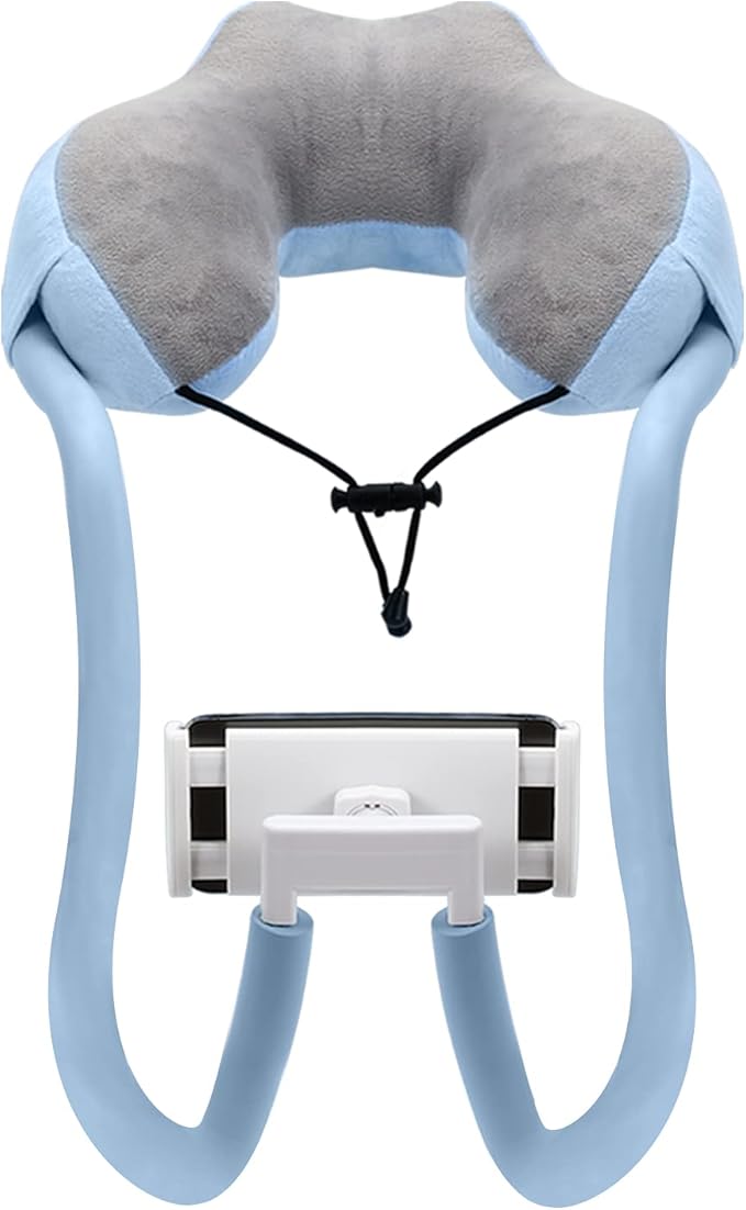 MoKo Neck Phone Holder Lazy Gooseneck Phone Pillow Holder Bracket 360° Rotate Phone Tablet Stand for 4-11 Device fits iPhone 17/17 Air/17 Pro/17 Pro Max iPhone 16/Pro/Pro Max/Plus iPhone 15/Pro