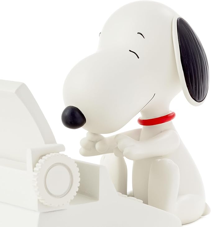 Hallmark Peanuts Snoopy Cell Phone Holder (Typewriter) Office Supplies Gifts for Teacher Boss Administrative Assistant