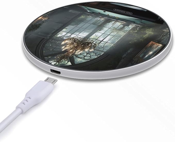 Billard Shadows Fast Portable Charger 10W Funny Graphic Phone Charging Pad with USB Cable