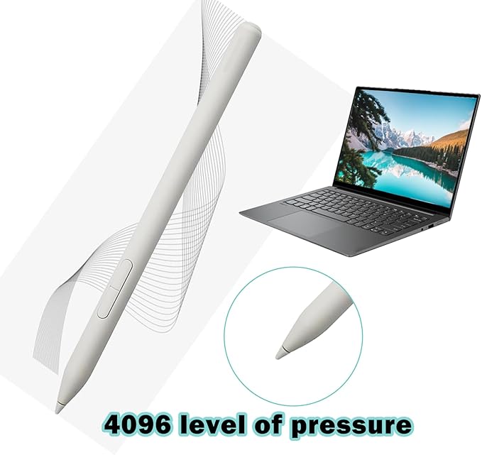 Stylus Yoga Pen for Lenovo Yoga Pen (4X81Q95846)Yoga Stylus (WE05/ US501/US502) forLenovo Yoga 6/7i/9i/Book 9i ThinkPad P/X1 Series ThinkBook Chrome3/5 SeriesIdeaPad Flex Series(White)