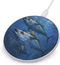 Tuna Fish in Ocean Phone Charger Magnetic Charging Pad Anti-Slip with USB Cable