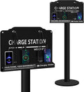 Floor Stand Cell Phone Charging Station Mobile Phone Charging Station | Fast Charging 8 Device | Compatible with Apple Tablets Android Port | Great for Offices Hotel Hospital Airport
