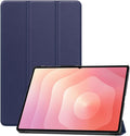 for Samsung Galaxy Tab S11 Ultra 2025 Android 14.6 Inch Tablet CaseBOVUGAC Tri-fold Tablet Case Cover for Galaxy Tab S11 Ultra 14.6Full Protection Premium PU Scratch Resistant.(Dark Blue)