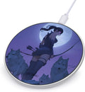 Archer Wolves Moon Fast Portable Charger 10W Funny Graphic Phone Charging Pad with USB Cable