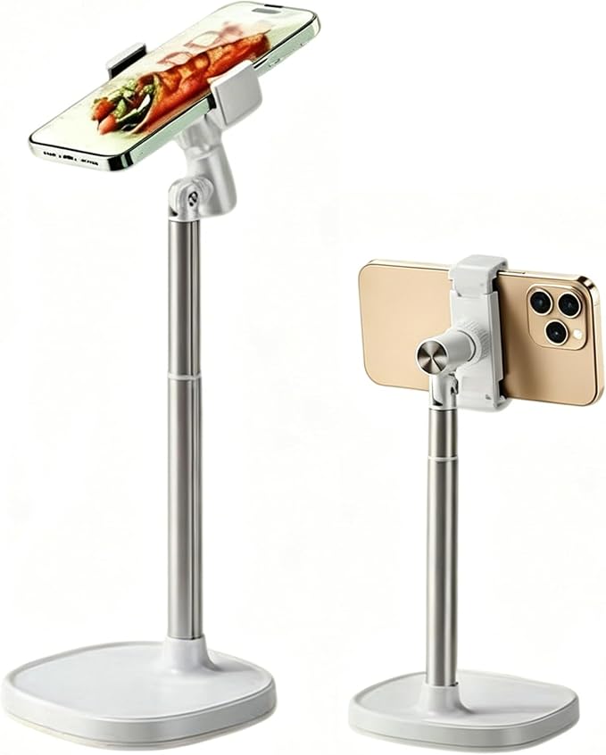 White-Phone Clip Stand