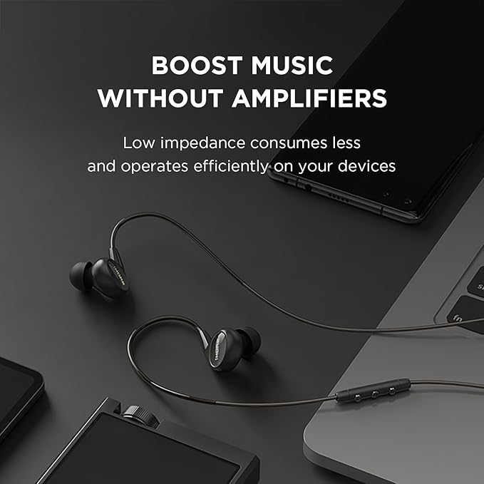 1MORE Penta Driver in-Ear Monitor Earphones Hi-Res Certified Hybrid Multi-Driver HiFi Wired IEM Headphones Detachable MMCX Connector MEMS Mic and 3-in-1 Control for Smartphones/PC/Tablet