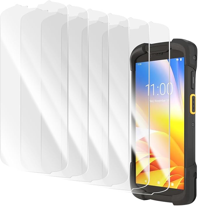 6PCS Tempered Glass Screen Protector for Zebra TC73 TC78 Barcode Scanner Glass Protectors 9H Scratch-resistant HD Protective TC73 Screen Protector