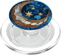 Celestial Crescent Night PopSockets PopGrip for MagSafe