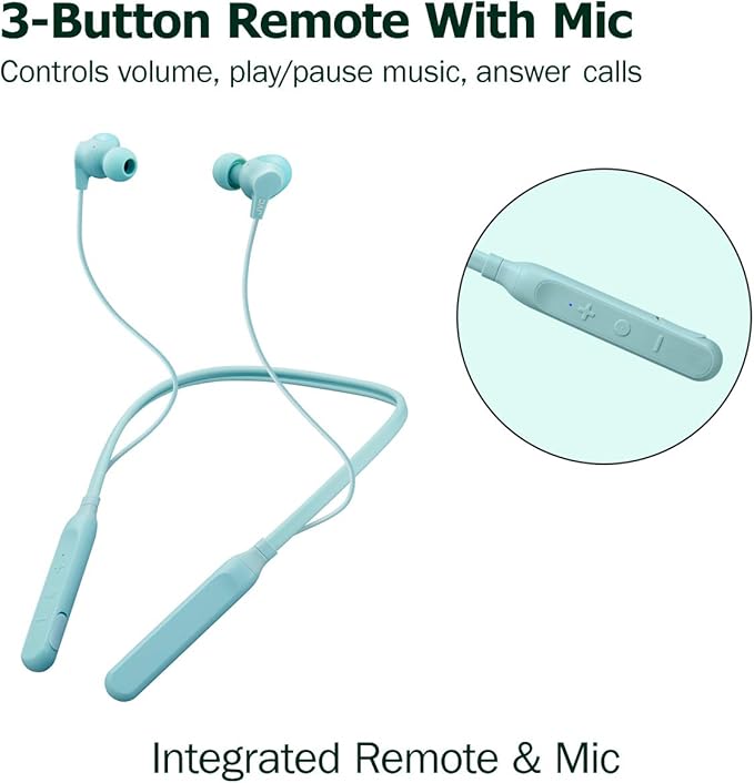 JVC Air Cushion Wireless Earbuds Headphones Bluetooth 5.0 Water Resistant IPX4 Long Life Battery (up to 24 Hours) 3-Button Remote with mic - HAFX41WB Black Medium