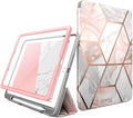 i-Blason Case for iPad 6th Generation iPad 9.7 Case 2018/2017 [Built-in Screen Protector] Full-Body Trifold [Cosmo] Smart Cover with Auto Sleep/Wake &amp Pencil Holder for Apple iPad 9.7 Inch (Marb