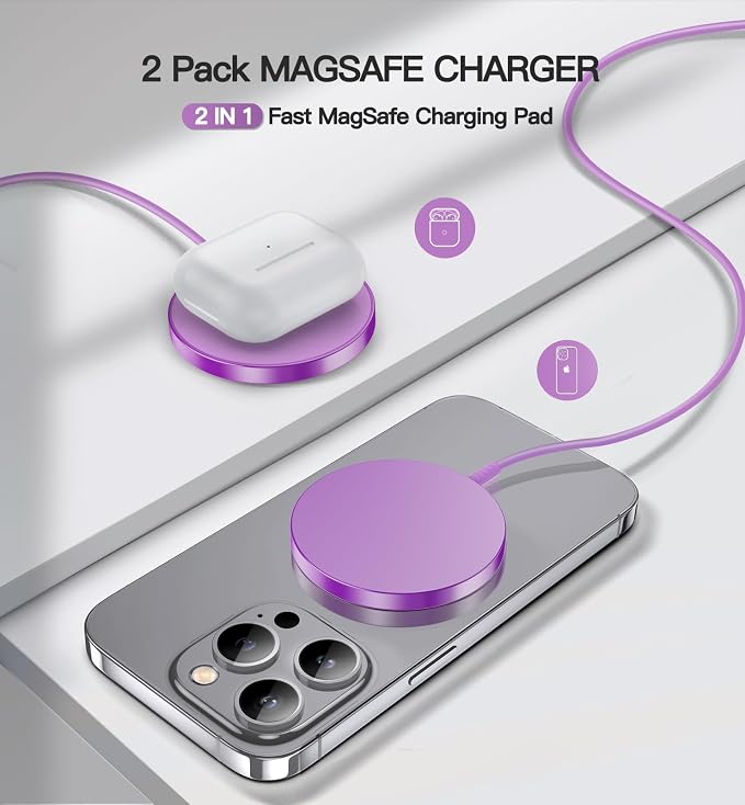 Purple Magnatic Charger
