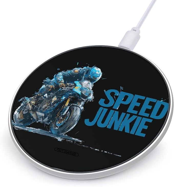 Speed Junkie Bike Superbike Phone Charger Magnetic Charging Pad Anti-Slip with USB Cable