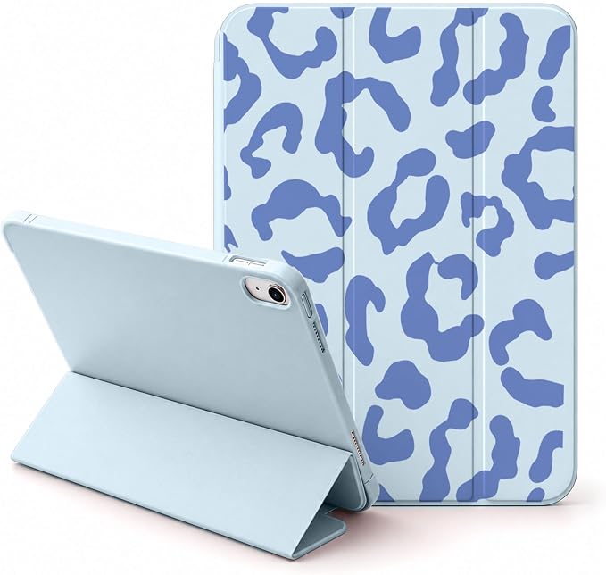 Blue Leopard Print