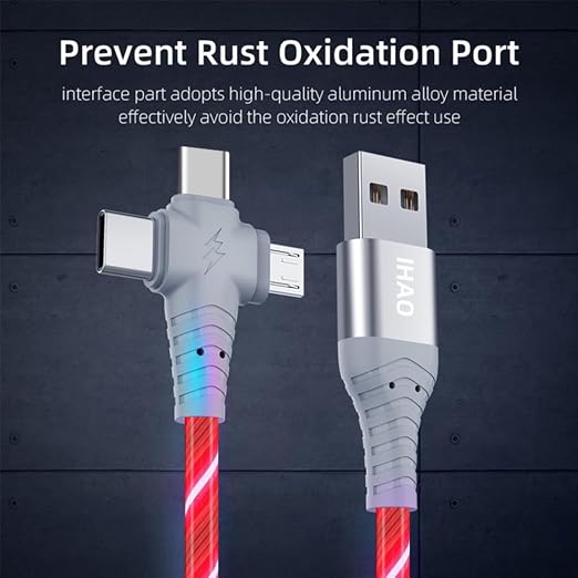 3IN1 Multi Ports LED Red