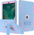 Case for iPad Pro 12.9 Case 2017/2015 (Old Model1st &amp 2nd Gen) Puxicu Heavy Duty Rugged Protective Cover for iPad Pro 12.9 (Model: A1584 A1652 A1670 A1671) Blue &amp Pink