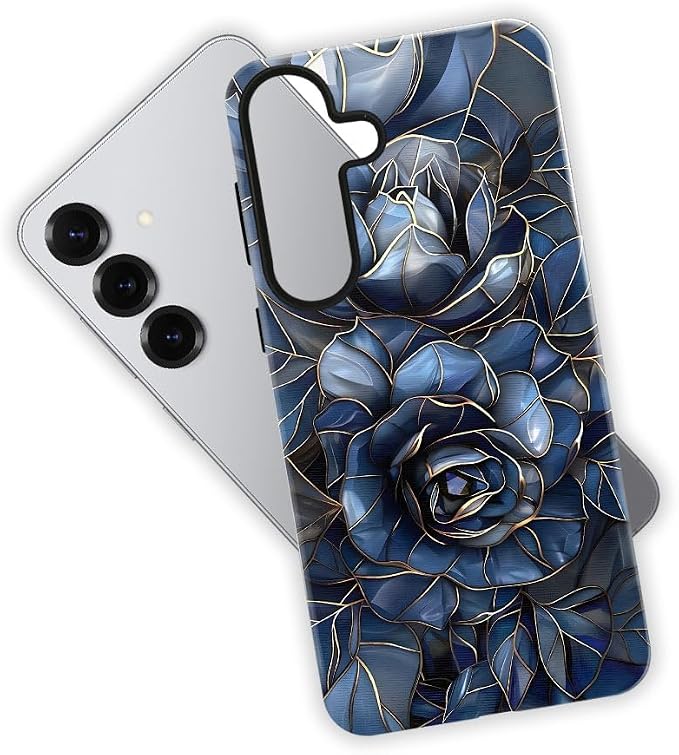 Rose Floral Stained Glass