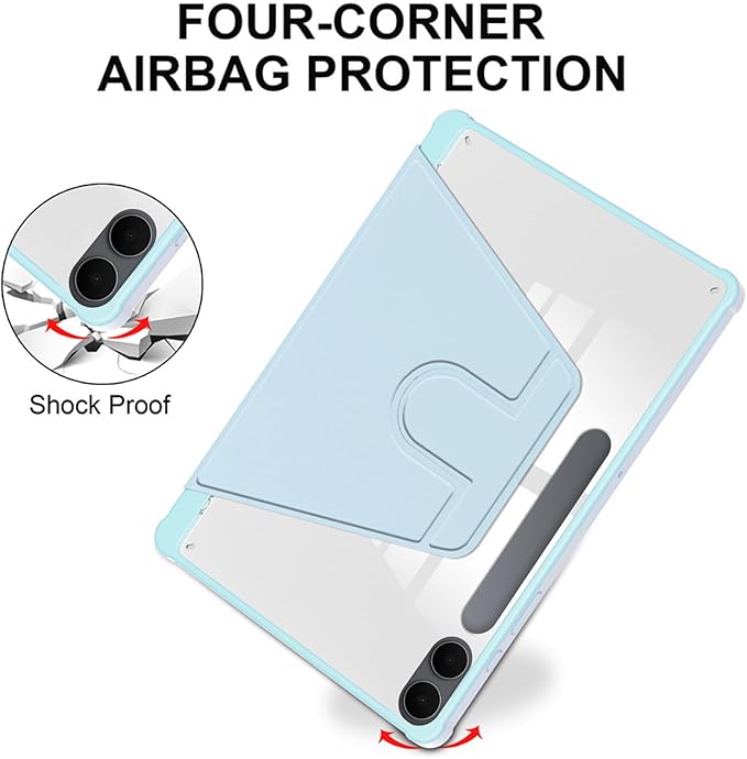 for Samsung Galaxy Tab S11 Ultra Case 14.6 inchAuto Wake/SleepMulti-Viewing AnglesSlim Light Shell CoverPU Leather+PCCompatible with Samsung Galaxy Tab S11 UltraBlue