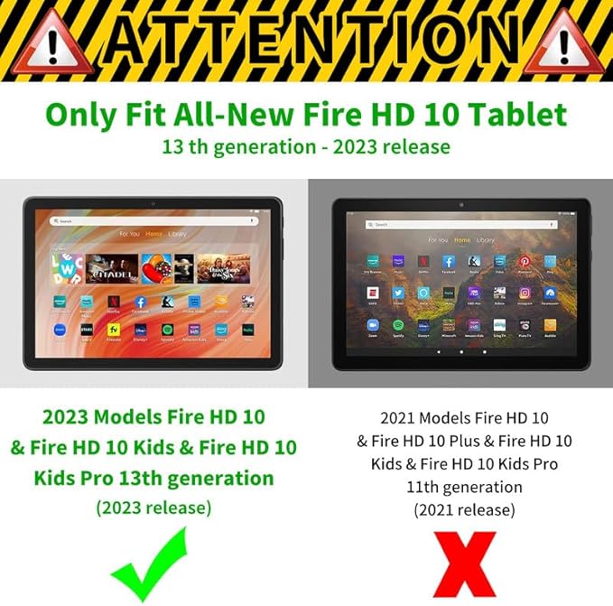 FUYOCWE for Fire HD 10 Tablet Case (13th Generation2023 Release10.1) PU Leather Multi-Angle Folding Stand Smart Flip Cover for Amazon Kindle Fire HD 10 13th Gen-Gold Moon Star