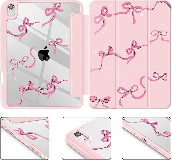 Pink Stars Bow