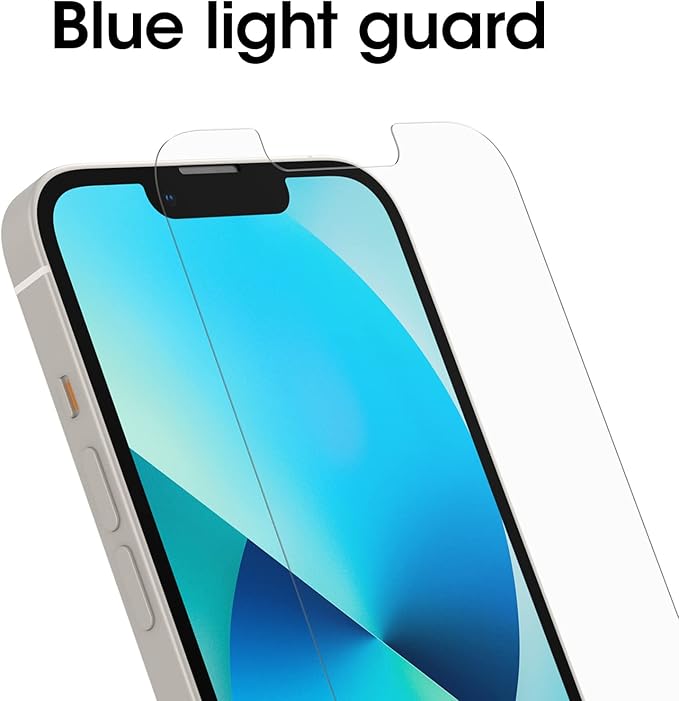 OtterBox ALPHA FLEX with BLUE LIGHT Screen Protector for iPhone 13 AND iPhone 13 Pro - CLEAR (GEN 2)