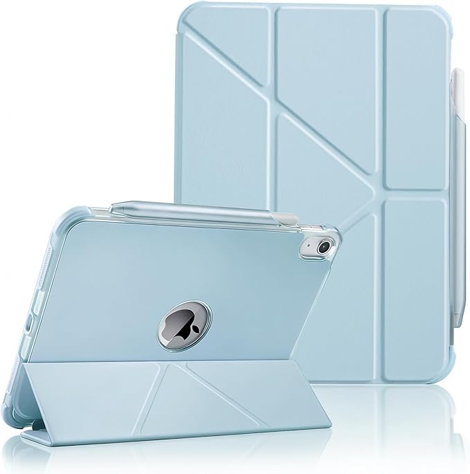 CoBak Case for iPad (A16) 11th Generation 11 Inch 2025 iPad 10th Generation 10.9 Inch 2022 - Protective Cover with Apple Pencil (USB-C) Holder Multi-Angle Portrait Stand Auto Wake/Sleep
