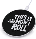 Bowling This is How I Roll Phone Charger Magnetic Charging Pad Anti-Slip with USB Cable