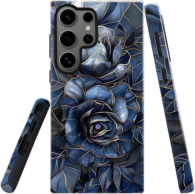 Rose Floral Stained Glass