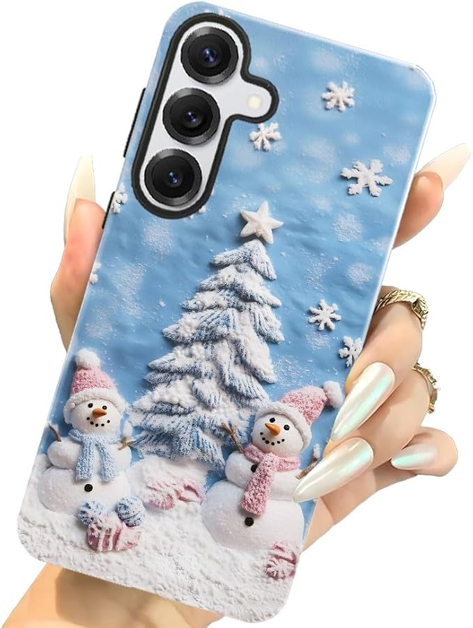 Snowman Winter Christmas Tree