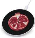 Cut Pomegranate Fast Portable Charger 10W Funny Graphic Phone Charging Pad with USB Cable