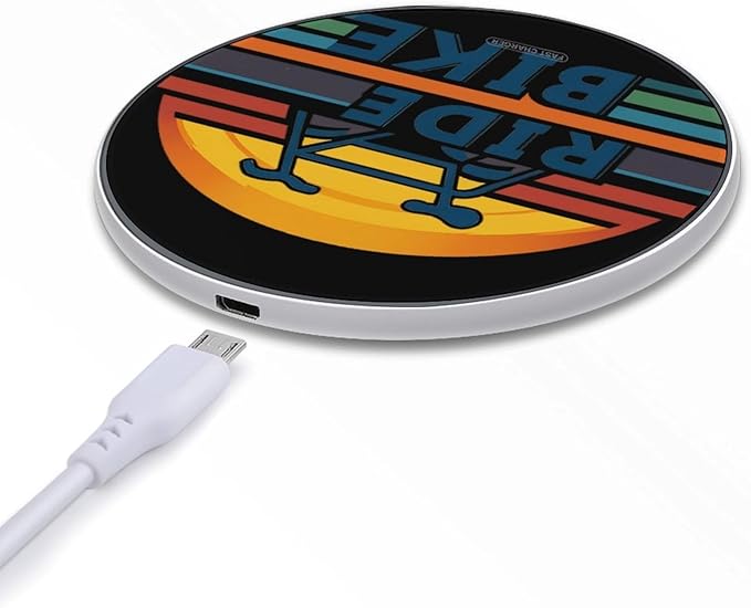 Ride Bike Enjoy Riding Phone Charger Magnetic Charging Pad Anti-Slip with USB Cable