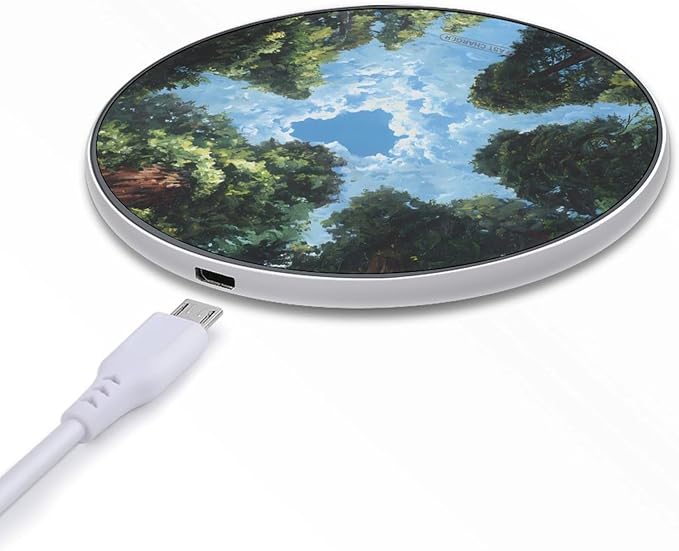 Love is in The Trees Fast Portable Charger 10W Funny Graphic Phone Charging Pad with USB Cable