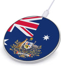 Flag of Australia Australian Coat of Arms Phone Charger Magnetic Charging Pad Anti-Slip with USB Cable