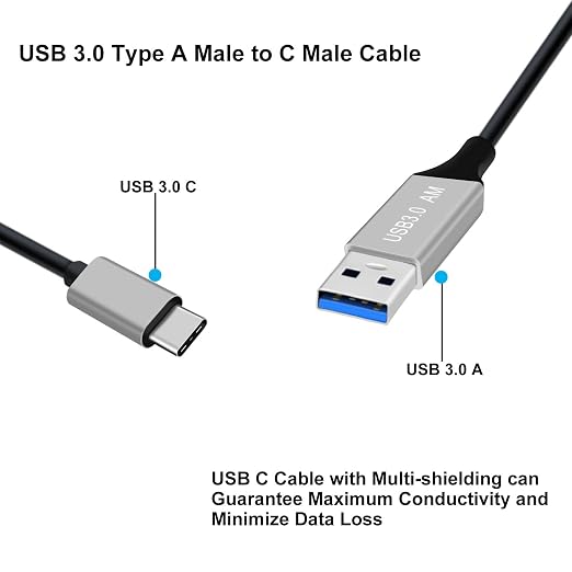 USB A to C