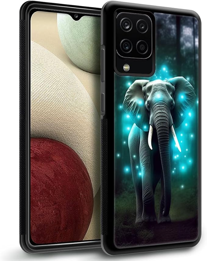 Blue Fluorescence Forest Elephant