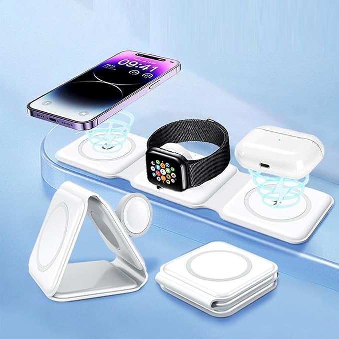 3in1 Wireless Charger K99 White