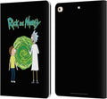 Head Case Designs Officially Licensed Rick and Morty Character Art Season 5 Graphics Leather Wallet Case Compatible with Apple iPad 9.7 2017 / iPad 9.7 2018