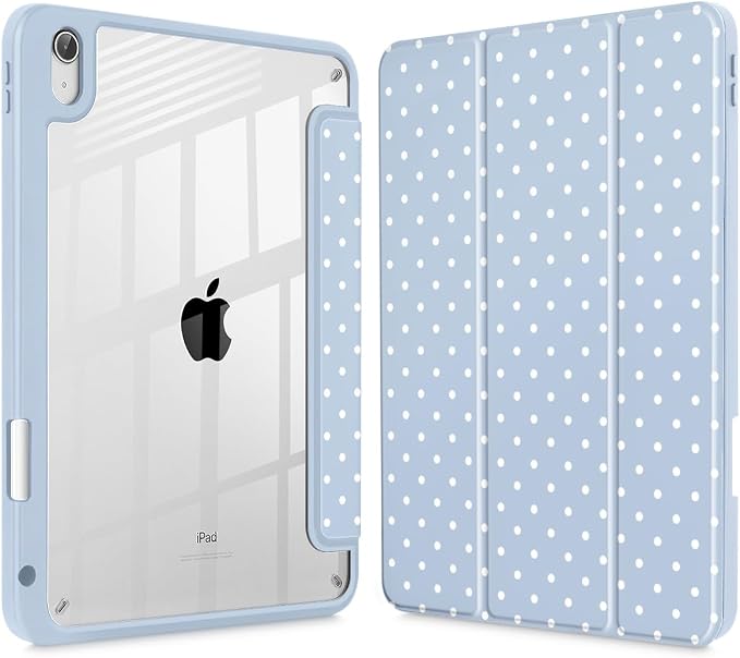 Blue polka dots