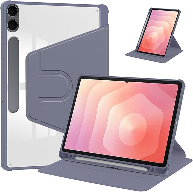 for Samsung Galaxy Tab S11 Ultra Case 14.6 inchAuto Wake/SleepMulti-Viewing AnglesSlim Light Shell CoverPU Leather+PCCompatible with Samsung Galaxy Tab S11 UltraPurple