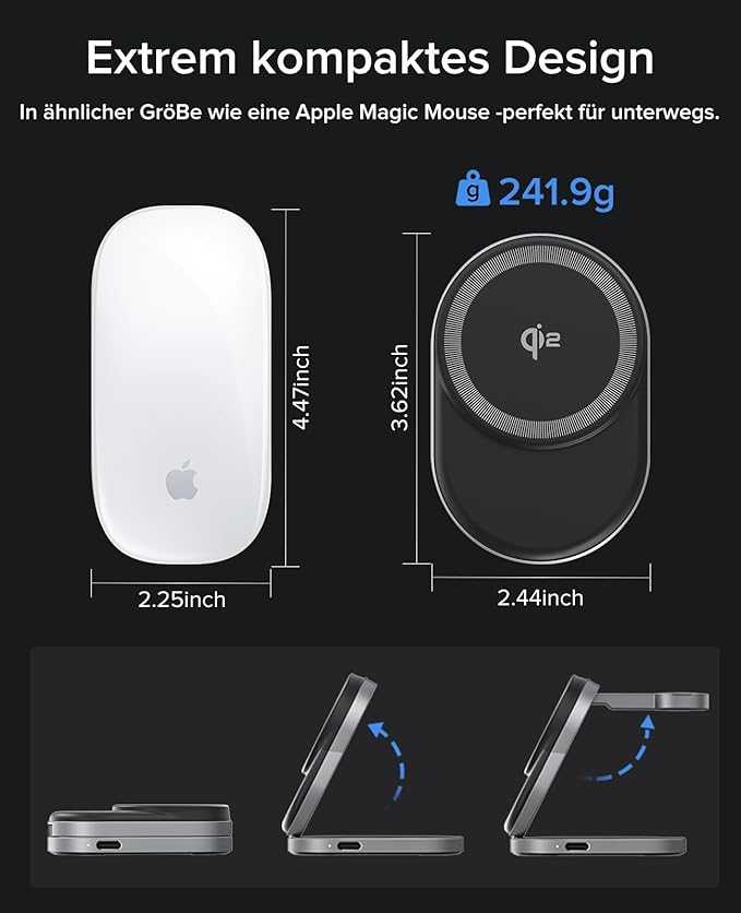 ZIKE Z855 3-in-1 Charging Station