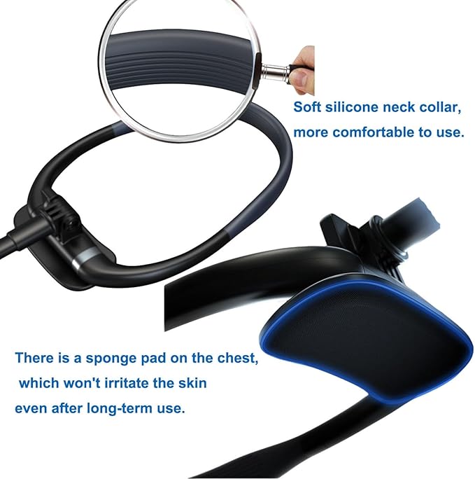 Cell Phone StandMagnetic Neck Phone Holder Flexible Gooseneck 360° Rotation Adjustable Phone Holder Universal Multi-Functional Phone Standfor Cooking/Indoor