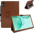 Case for DOOGEE Tab G6 Max 13.4-Inch TabletShockproof PU Leather Cover with Hand Strap Two-Fold StandCompatible with Tab G6 Max 13.4 Android Tablet (Brown)